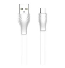LDNIO LS552/ USB кабель Micro/ 2m/ 2.1A/ медь: 86 жил/ Плоский/ White