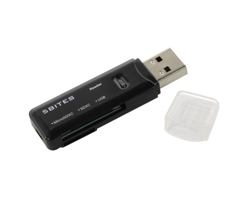 [USB-концентраторы] 5bites Устройство ч/з карт памяти RE3-200BK USB3.0 Card reader / SD / TF / USB PLUG / BLACK