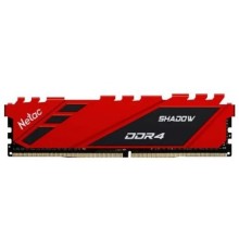 Память DIMM DDR4 8Gb PC21300 2666MHz CL19 Netac Shadow red 1.2V (NTSDD4P26SP-08R)