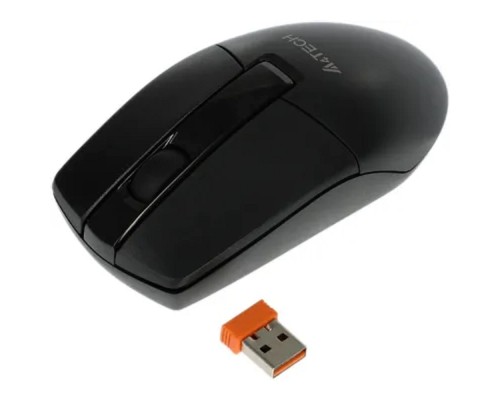 [Мышь] Мышь A4Tech G3-330NS черный оптическая (1200dpi) silent беспроводная USB (3but)