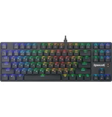 Механическая клавиатура Anubis RGB,тонкая,тихая,87клавиш,б.п. Redragon