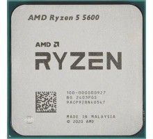 CPU AMD Ryzen 5 5600 OEM (100-000000927) { 3,50GHz, Turbo 4,40GHz, Without Graphics AM4}