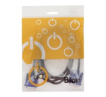 Bion Кабель VGA 15M/15M, экранированный, ферритовые кольца, черный, 1.8 м [BXP-VGA2-018]
