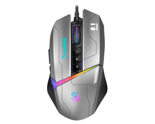 [Мышь] Мышь A4Tech Bloody W60 Max Gun серый/черный оптическая (10000dpi) USB (10but)