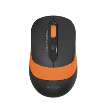 Мышь A4Tech Fstyler FG10S черный/оранжевый оптическая (2000dpi) silent беспроводная USB для ноутбука