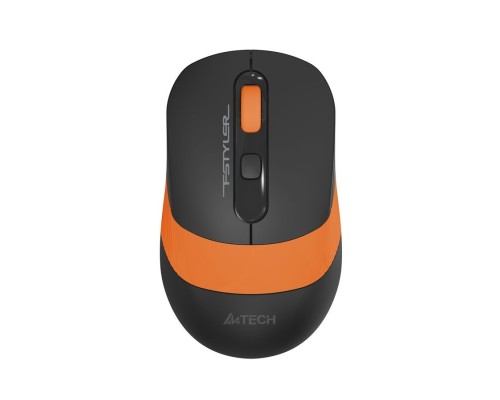 [Мышь] Мышь A4Tech Fstyler FG10S черный/оранжевый оптическая (2000dpi) silent беспроводная USB для ноутбука