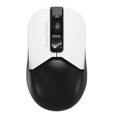 Мышь A4Tech Fstyler FG12S  PANDA  белый/черный оптическая (1200dpi) silent беспроводная USB (3but)