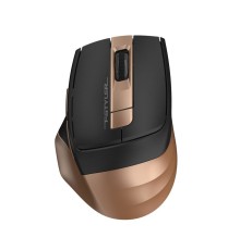 Мышь A4Tech Fstyler FG35 бронзовый/черный оптическая (2000dpi) беспроводная USB (6but)