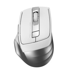 Мышь A4Tech Fstyler FG35 серебристый/белый оптическая (2000dpi) беспроводная USB (6but)