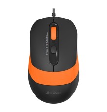 Мышь A4Tech Fstyler FM10 черный/оранжевый оптическая (1600dpi) USB (4but)