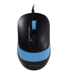 Мышь A4Tech Fstyler FM10 черный/синий оптическая (1600dpi) USB (4but)