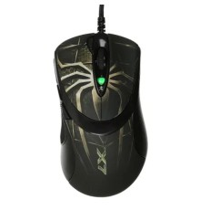 Мышь A4Tech Oscar Editor XL-747H коричневый/рисунок лазерная (3600dpi) USB2.0 (6but)