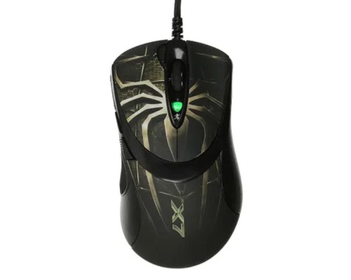 [Мышь] Мышь A4Tech Oscar Editor XL-747H коричневый/рисунок лазерная (3600dpi) USB2.0 (6but)