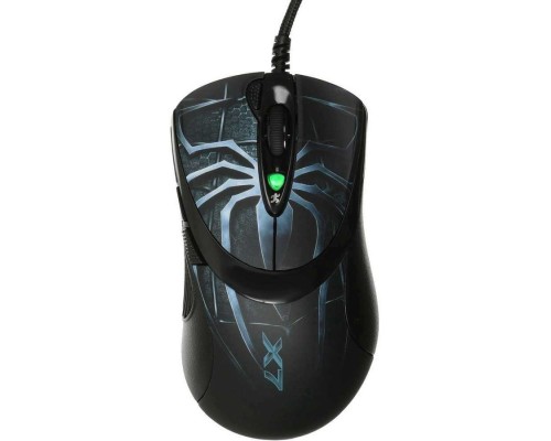 [Мышь] Мышь A4Tech Oscar Editor XL-747H рисунок/голубой лазерная (3600dpi) USB (6but)