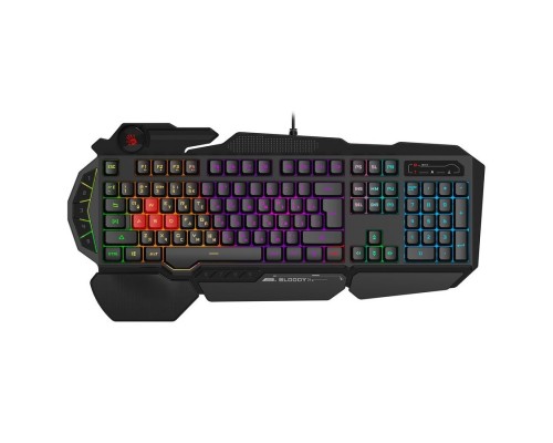 [Клавиатура] Клавиатура A4Tech Bloody B310N черный USB Multimedia for gamer LED (B310N)