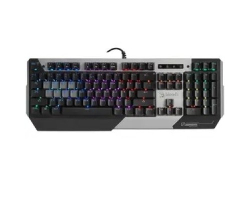 [Клавиатура] Клавиатура A4Tech Bloody B865R механическая серый/черный USB for gamer LED