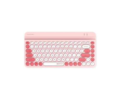 [Клавиатура] Клавиатура A4Tech Fstyler FBK30 розовый USB беспроводная BT/Radio slim Multimedia (FBK30 RASPBERRY)