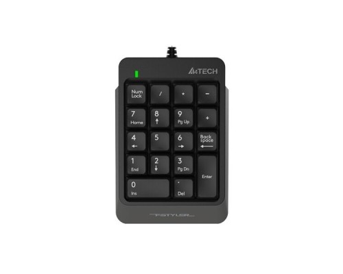 [Клавиатура] Числовой блок A4Tech Fstyler FK13 серый USB slim для ноутбука