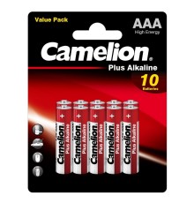 Camelion Plus Alkaline BL10 LR03 (LR03-BP10, батарейка,1.5В)(10шт. в уп-ке)