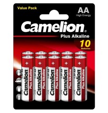 Camelion Plus Alkaline BL10 LR6 (LR6-BP10, батарейка,1.5В) (10 шт. в уп-ке)