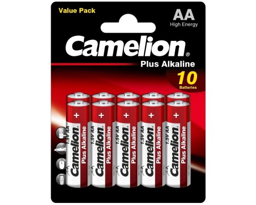[Батарейка] Camelion Plus Alkaline BL10 LR6 (LR6-BP10, батарейка,1.5В) (10 шт. в уп-ке)