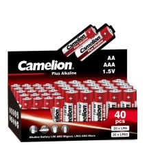 Camelion Plus Alkaline COMBO40 (20LR6 + 20LR03-CB, батарейка,1.5В) (40 шт. в уп-ке) 