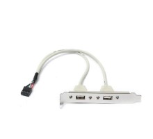 ORIENT C086L30, Планка портов в корпус 2xUSB 2.0, длина кабеля 30см, oem (31302)