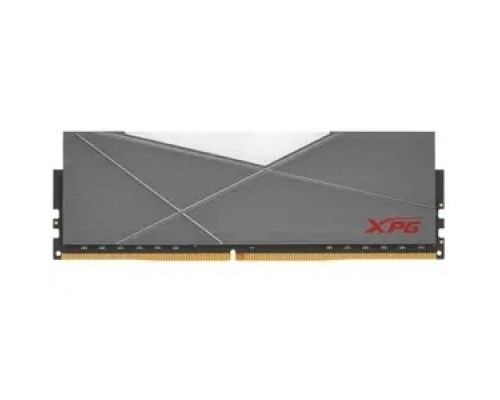 [Модуль памяти] A-data DDR4 16GB DDR4 UDIMM, XPG SPECTRIX D50, 3200MHz CL16-20-20, 1.4V, RGB, Серый Радиатор