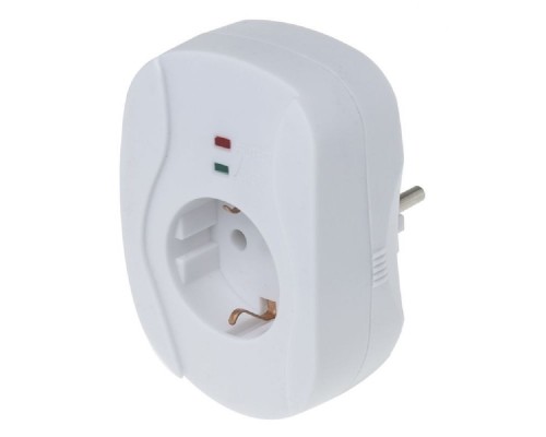 [Сетевые фильтры] BURO Сетевой фильтр 1 розетка (100SH-W), белый (коробка) {992324}