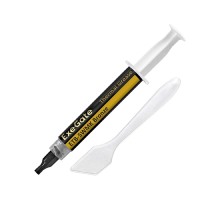 Exegate EX293375RUS Термопаста ExeGate ETB-5WMK Bronze (4,9 Вт/(м•К), 3г, шприц с лопаткой)