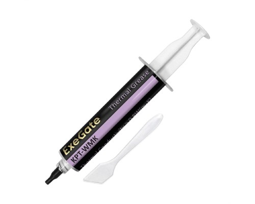 [Термопаста] Exegate EX293380RUS Термопаста ExeGate KPT-WMK (0,8 Вт/(м•К), 20г, шприц с лопаткой)