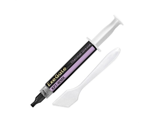 [Термопаста] Exegate EX293377RUS Термопаста ExeGate KPT-WMK (0,8 Вт/(м•К), 3г, шприц с лопаткой)