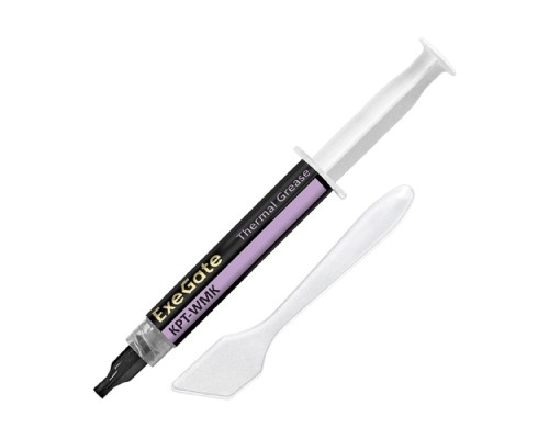 [Термопаста] Exegate EX293378RUS Термопаста ExeGate KPT-WMK (0,8 Вт/(м•К), 5г, шприц с лопаткой)