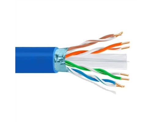 [Кабель] 5bites Кабель Express FS6575-305B-BL витая пара FTP / SOLID / 6CAT / 23AWG / COPPER / PVC / BLUE / 305M
