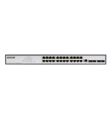 ORIGO OS3228P/250W/A1A Управляемый L3 PoE-коммутатор 24x1000Base-T PoE+, 4x10G SFP+, PoE-бюджет 250 Вт
