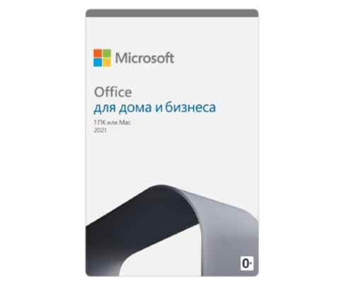 [Программное обеспечение] T5D-03516 Microsoft Office Home and Business 2021 English Central/Eastern EuroOnly Medialess