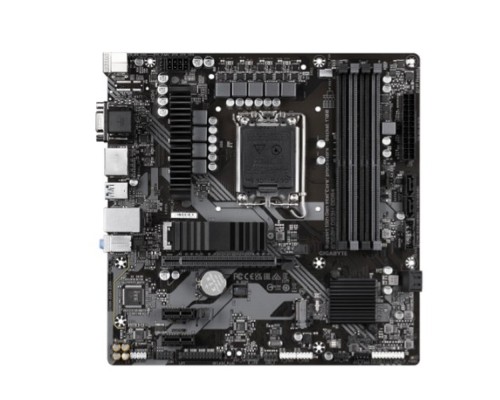 [Материнская плата] Gigabyte B760M DS3H DDR4 {Socket 1700, Intel®B760, 4xDDR4-3200, D-SUB+HDMI+DP+DP, 1xPCI-Ex16, 2xPCI-Ex1, 4xSATA3(RAID 0/1/5/10), 2xM.2, 8Ch Audio, 2,5GbLan, (2+4)xUSB2.0, (3+2)xUSB3.2, (1+0)xUSB3.2}