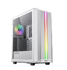 GameMax Корпус Precision COC White (T808) (ATX, Белый, 2*USB 3.0, Зак.стекло, 1*120мм+ COC, без БП)