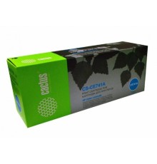 Cactus CS-CE741A Картридж лазерный голубой (7300стр.) для HP CLJ CP5220/CP5221