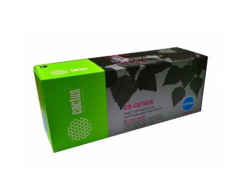 [расходные материалы] Cactus CS-CE743A Картридж лазерный пурпурный (7300стр.) для HP LJ CP5220/CP5221/CP5223/CP5225
