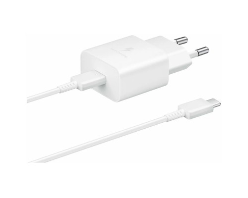 [Аксессуар] Сетевое зар./устр. Samsung EP-T1510X 2A+1.67A PD для Samsung кабель USB Type C белый (EP-T1510XWEGRU)