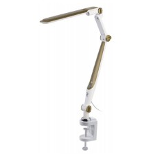 ЭРА Б0052769 Настольный светильник NLED-496-12W-G светодиодный на струбцине золото