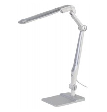 ЭРА Б0052772 Настольный светильник NLED-497-12W-S светодиодный на струбцине и с основанием серебро