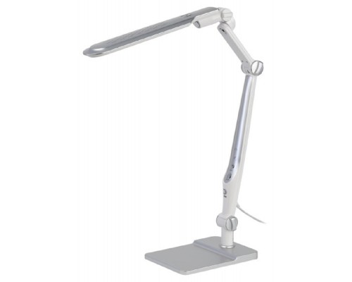 [Настольные светильники] ЭРА Б0052772 Настольный светильник NLED-497-12W-S светодиодный на струбцине и с основанием серебро