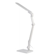 ЭРА Б0052770 Настольный светильник NLED-497-12W-W светодиодный на струбцине и с основанием белый 