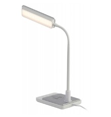 ЭРА Б0052776 Настольный светильник NLED-499-10W-W светодиодный с основанием белый, выбор цвет температуры, три уровня яркости