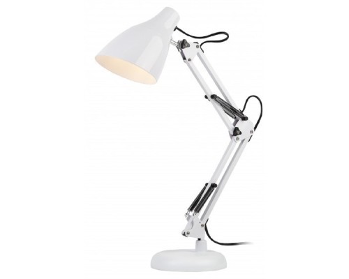 [Настольные светильники] ЭРА Б0047196 Настольный светильник N-123-Е27-40W-W с основанием белый 