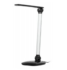 ЭРА Б0028437 Настольный светодиодный светильник NLED-456-10W-BK-S черный с серебром 