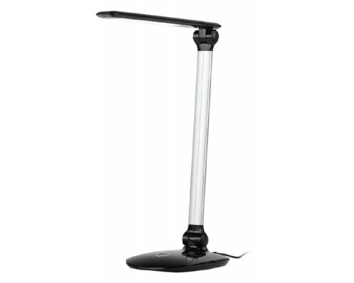 [Настольные светильники] ЭРА Б0028437 Настольный светодиодный светильник NLED-456-10W-BK-S черный с серебром 