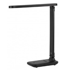 ЭРА Б0051473 Настольный светильник NLED-495-5W-BK светодиодный аккумуляторный складной черный, выбор цвет температуры, три уровня яркости